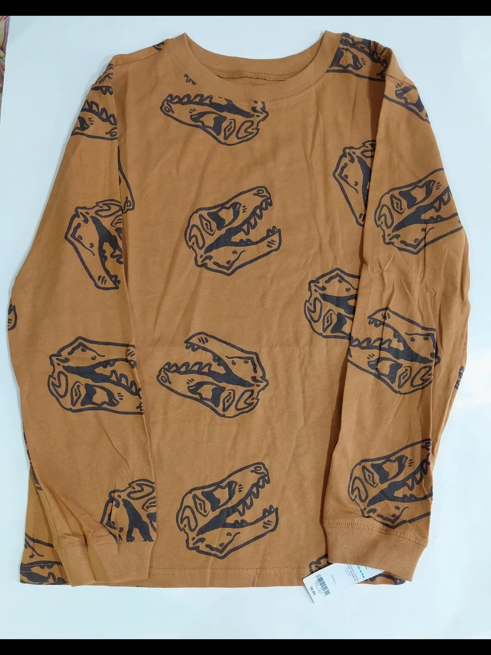 NWT Carter's Rust Brown Tee with Black Graphic Size 14